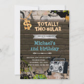 Hiphop-Geburtstagsparty Einladung (Vorderseite)