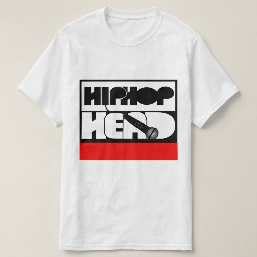 HipHop Head drop the mic T-Shirt (Design vorne)