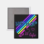 HipHop-Magnet Magnet (Vorderseite/Rückseite)