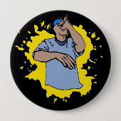 Hiphop-Rap Button (Vorderseite)