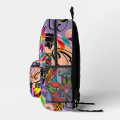 Hiphop-Rucksack Bedruckter Rucksack (Rechts)