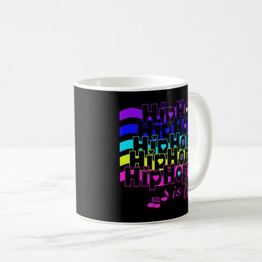 HipHop-Tasse Kaffeetasse (VorderseiteRechts)