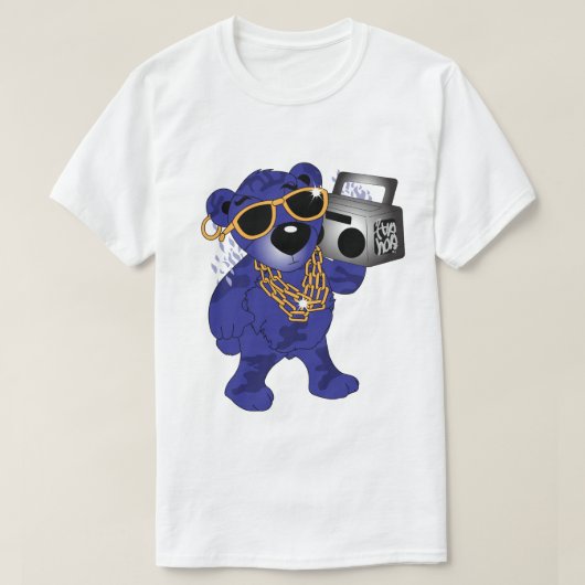 HipHop Teddybär T-Shirt (Design vorne)