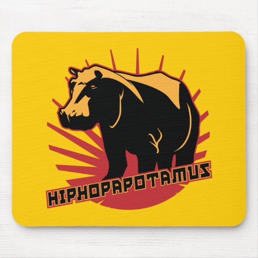 hiphopapotamus rhymenocerous mousepad (Vorne)
