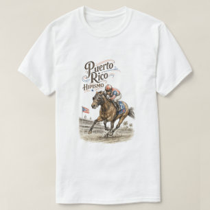 Hipismo Puerto Rico Pferderennen T-Shirt