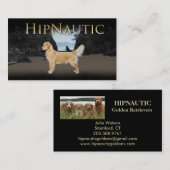 Hipnautic Goldens Visitenkarte (Vorne/Hinten)