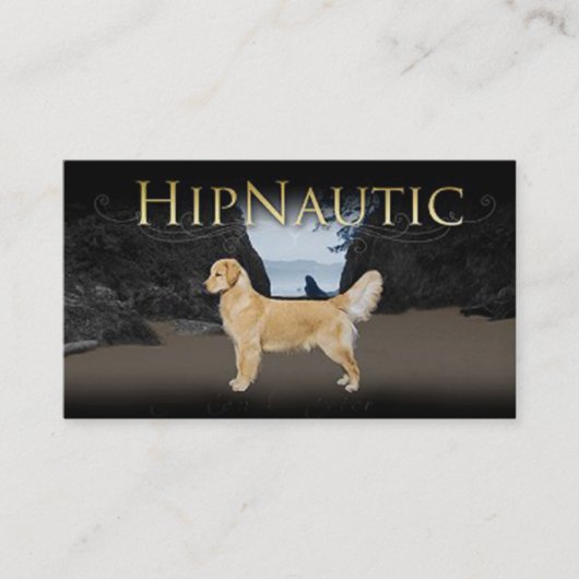 Hipnautic Goldens Visitenkarte (Vorderseite)