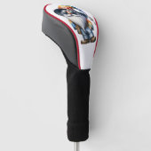 Hippi-Gnom Golf Headcover (angewinkelt)