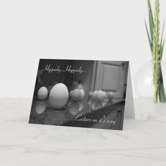 Hippidy, Hoppidy............... Feiertagskarte (Vorderseite)