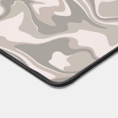 Hippie 70er Gray Marble Liquid Swirl Boho Muster Schreibtischunterlage (Ecke)