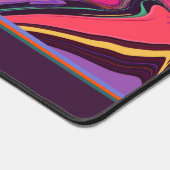 Hippie Abstrakt spielend Retro Wave Modernes Zitat Schreibtischunterlage (Ecke)