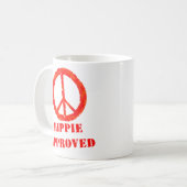 Hippie anerkannt kaffeetasse (Vorderseite Links)