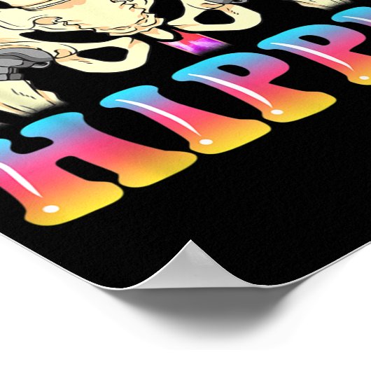 Hippie Angesagte Ersetzung Gemeinsame Operation Fu Poster (Ecke)