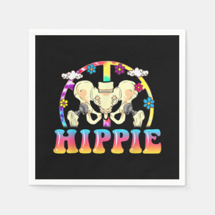 Hippie Angesagte Ersetzung Gemeinsame Operation Fu Serviette