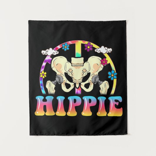 Hippie Angesagte Ersetzung Gemeinsame Operation Fu Wandteppich (Vorderseite)