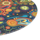 Hippie Art Cutting Board Schneidebrett (Ecke)