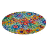 Hippie Art Cutting Board Schneidebrett (Ecke)