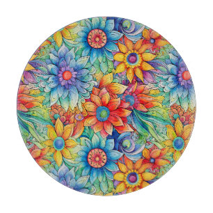 Hippie Art Cutting Board Schneidebrett