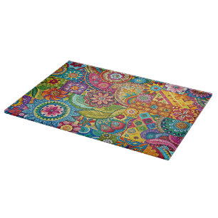Hippie Art Cutting Board Schneidebrett