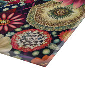 Hippie Art Cutting Board Schneidebrett (Ecke)