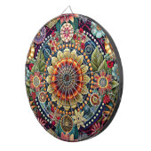 Hippie Art Dartboard Dartscheibe (Vorderseite rechts)