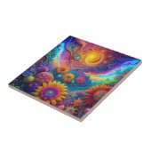 Hippie Art Keramik Tile Fliese (Seite)