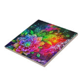 Hippie Art Keramik Tile Fliese (Seite)