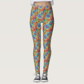 Hippie Art Leggings (Vorderseite)