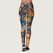 Hippie Art Leggings (Rückseite)