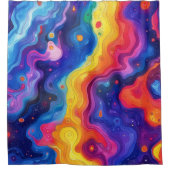 Hippie Art Shower Curtain Duschvorhang (Vorderseite)