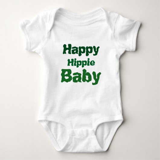 Hippie-Baby Baby Strampler (Vorderseite)