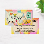 Hippie Backzutaten Backwaren Visitenkarte (Schreibtisch)