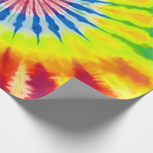 Hippie Batik Geschenkpapier (Ecke)