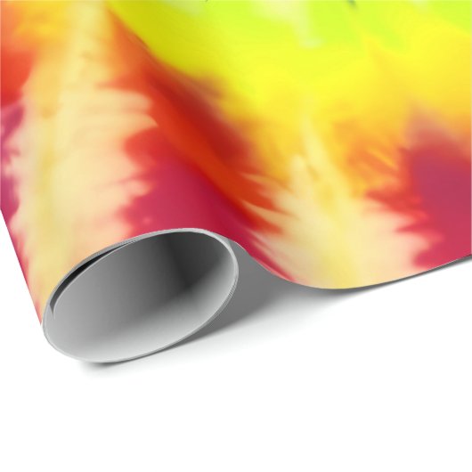 Hippie Batik Geschenkpapier (Rolleneckpunkt)