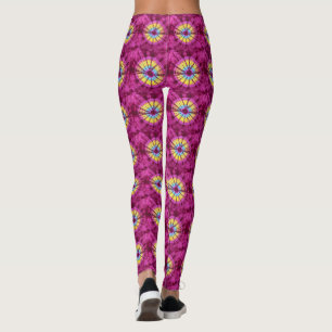 Hippie-Batik-Kreis Leggings