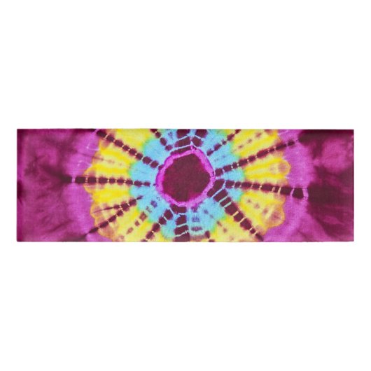 Hippie-Batik-Kreis Namenschild (Vorderseite)