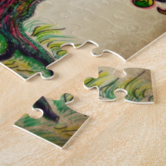 Hippie-Baum Puzzle (Seite)