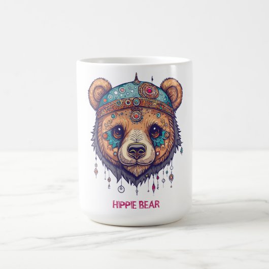 Hippie Bear I Kaffeetasse (Mittel)