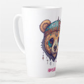 Hippie Bear I Milchtasse (Linke Ecke)