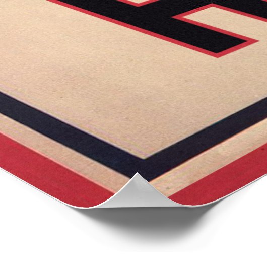 Hippie beenden poster (Ecke)