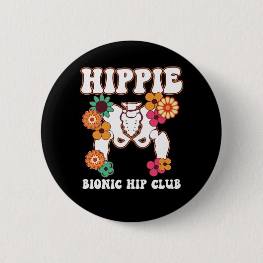Hippie Bionic Angesagt Club Erholung Ersetzen Funn Button (Vorderseite)