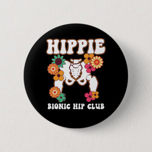 Hippie Bionic Angesagt Club Erholung Ersetzen Funn Button