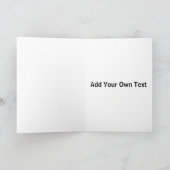 Hippie Birthday! Lila Paisley Niedlich 60er Chick Karte (Innenseite)