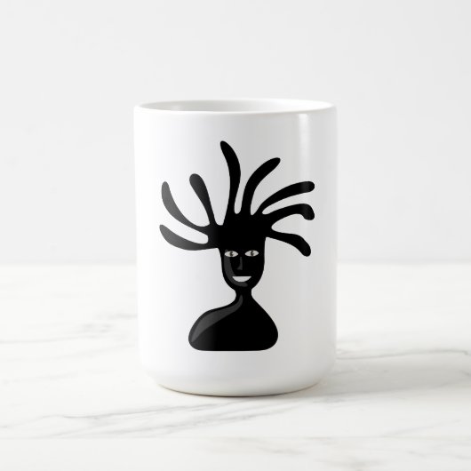 Hippie Black Boy Tasse (Mittel)