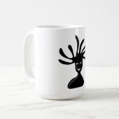 Hippie Black Boy Tasse (Vorderseite Links)