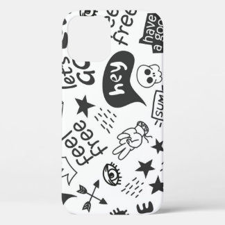 Hippie Black & White: Vintager Stil Case-Mate iPhone Hülle