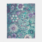 Hippie Blues Fleece Blanket (Vorderseite)