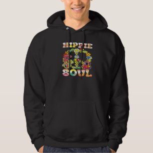 Hippie Blume Frieden Liebe Glück Soul 1 Hoodie