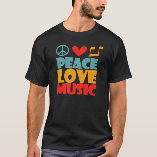 Hippie Blume Frieden Liebe Glück Soul 1 T-Shirt (Vorderseite)