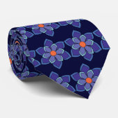 Hippie Blume Krawatte (Gerollt)